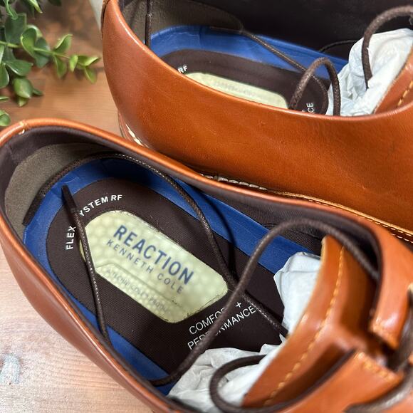 Kenneth Cole Reaction Men's Klay Flex Cap Toe Oxfords Size 12 - Picture 7 of 10